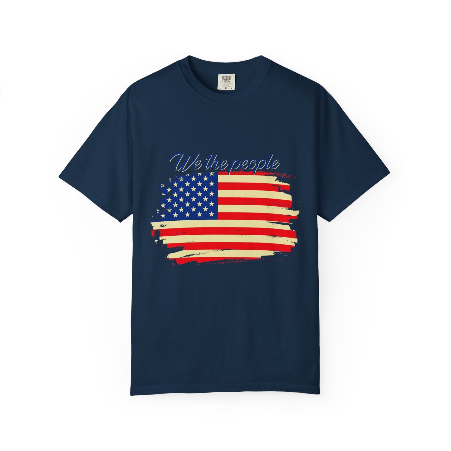 Patriotic Unisex T-shirt, We the People Shirt, American Flag Tee, Casual Everyday Wear, Gift for Independence Day