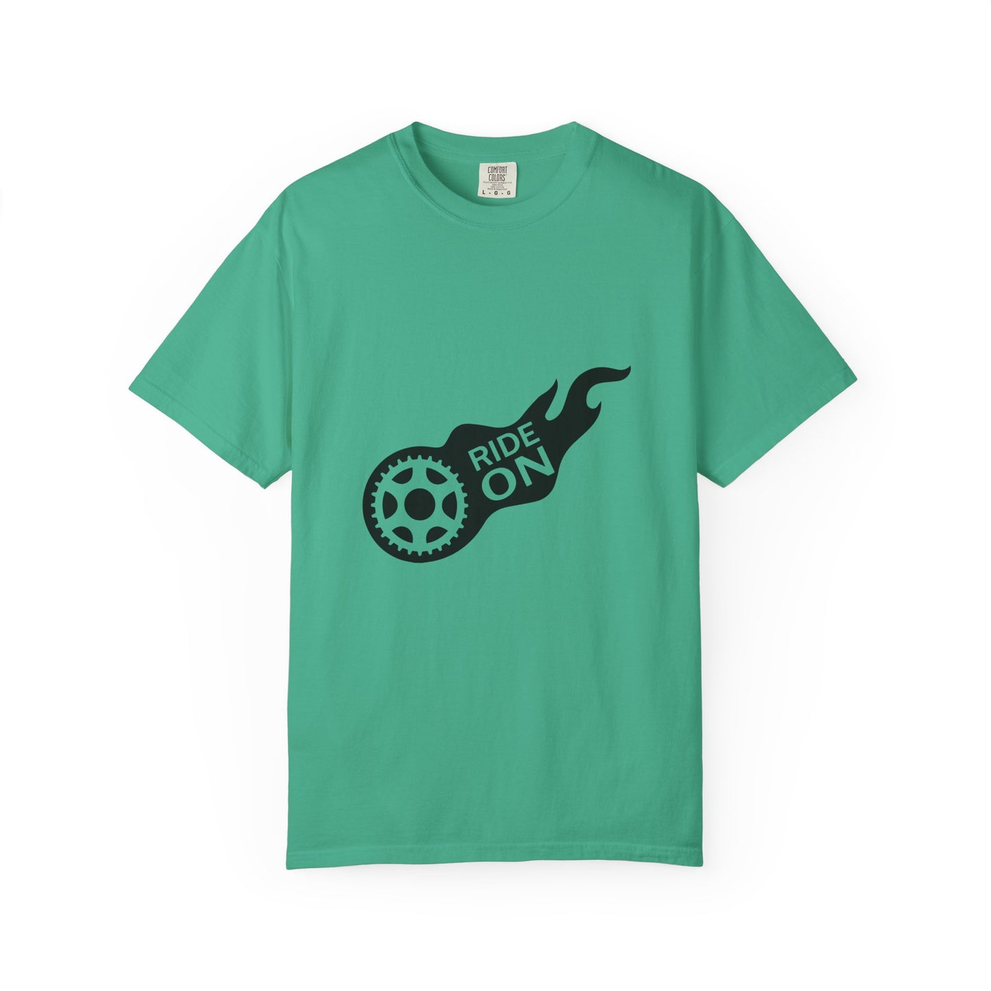 Ride On T-Shirt | Unisex Garment-Dyed Tee | Perfect for Bikers, Casual Outings, Birthdays, or Gifts | Cool Graphic Tee