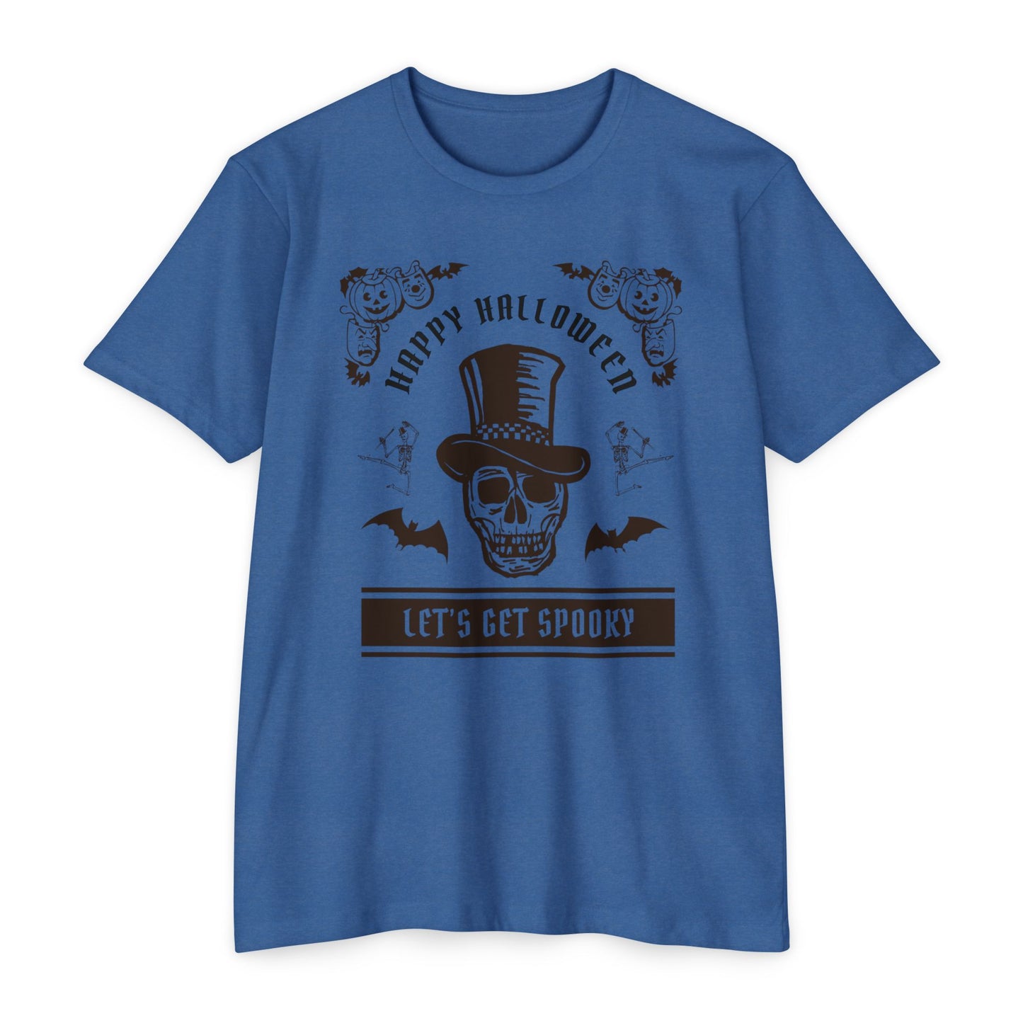 π©ππ¦ππΊπ»π·οΈβ¨ Letβs Get Spooky β Classy Halloween Skull in Top Hat Tee