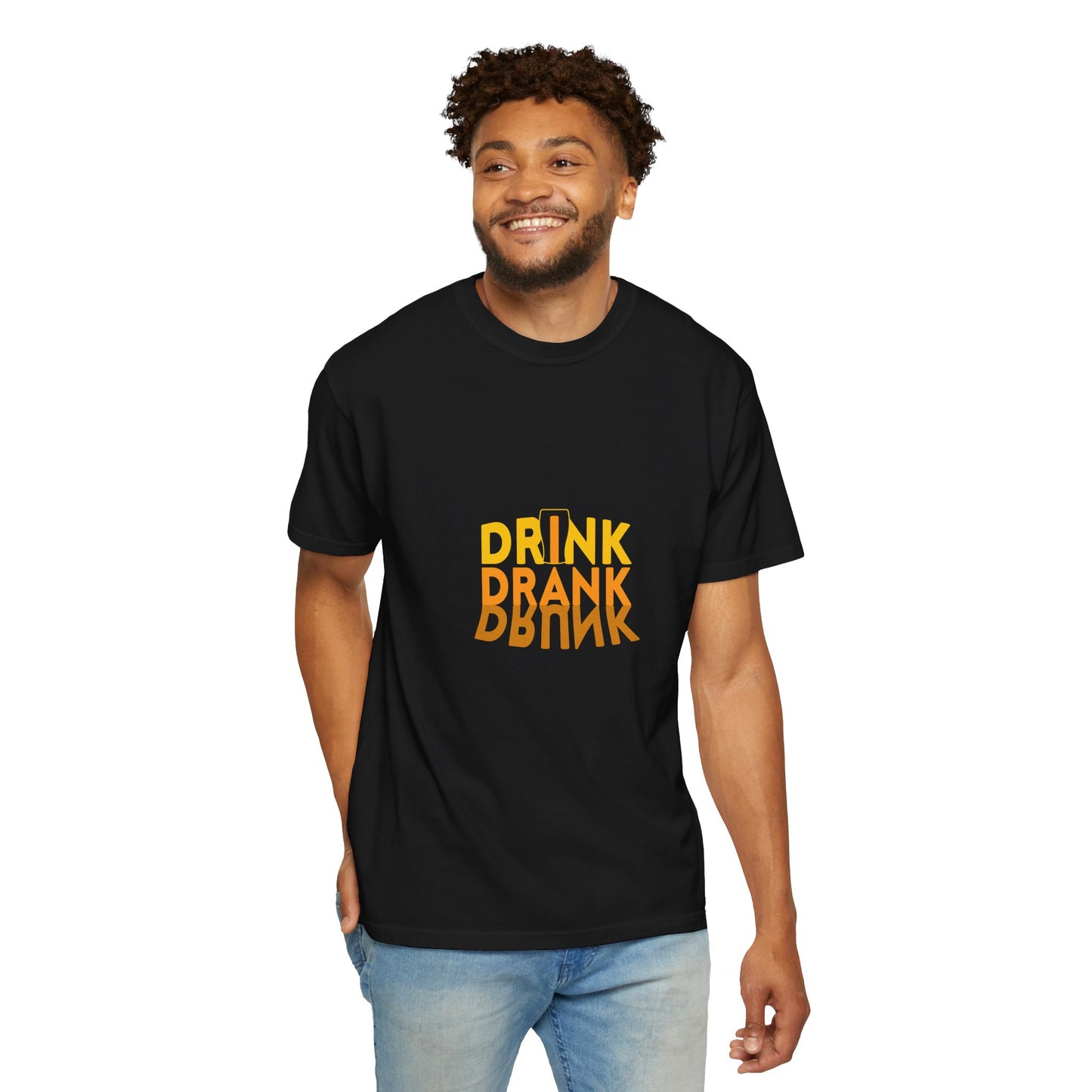 Drink Drank T-Shirt – Minimalist Beer Design