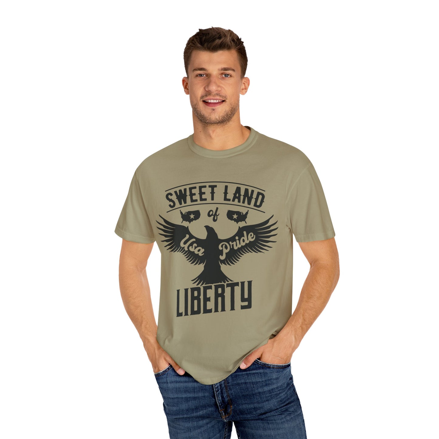 Sweet Land of Liberty Shirt – USA Pride Eagle Graphic Tee for True Patriots