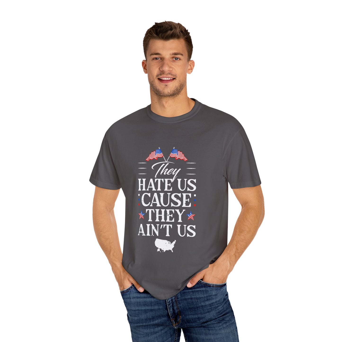 Patriotic Statement T-shirt, Casual Unisex Tee for Independence Day, Gift for Friends, Everyday Wear, Comfort and Style