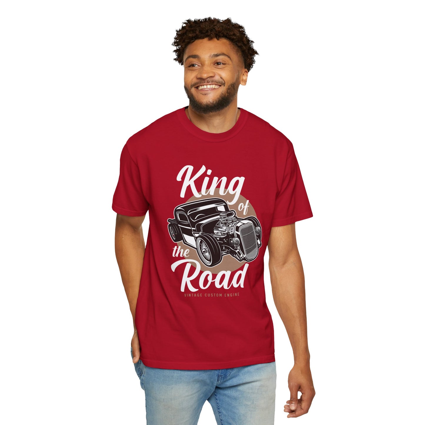 Vintage Car Graphic T-Shirt, King of the Road Tee, Unisex Shirt, Perfect for Car Lovers, Gift for Him, Automotive Apparel, Retro Style Tee