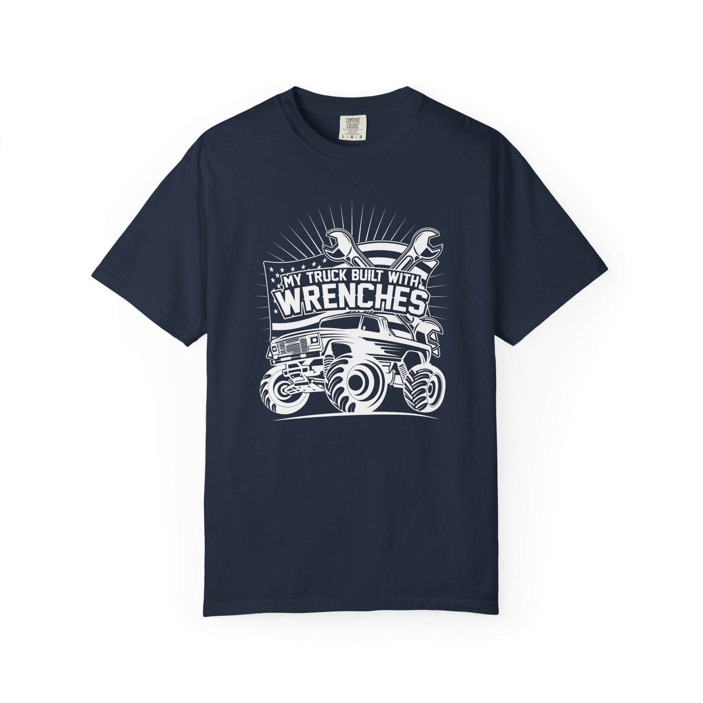 Custom Wrench Graphic T-Shirt, Truck Enthusiast Tee, Gift for Mechanics, Birthday Present, Casual Wear, Unisex Style