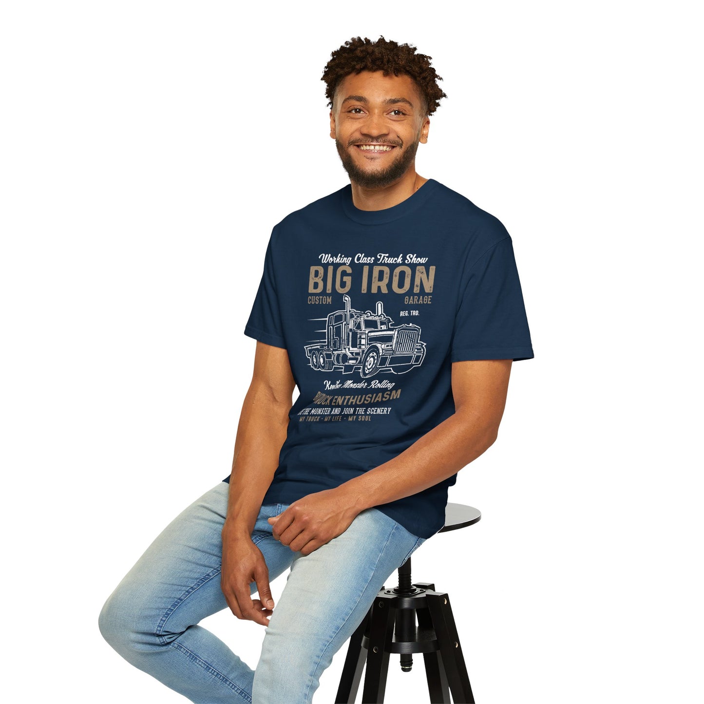 Big Truck Enthusiast Unisex T-Shirt, Perfect for Truck Lovers, Automotive Gifts, Casual Wear, Father's Day, Birthday Gift
