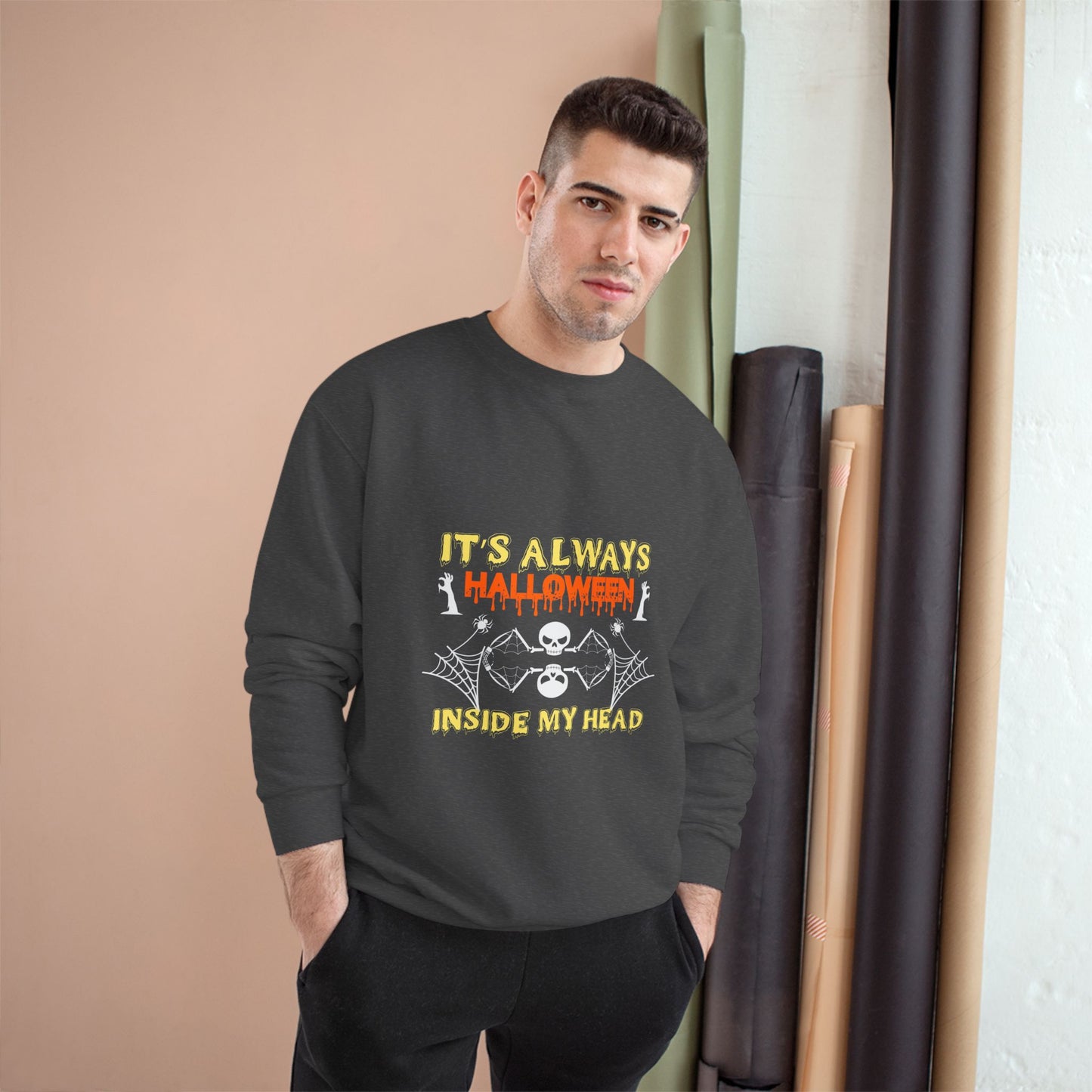 Champion Sweatshirt 💀 Hoodie: Always Halloween Heat