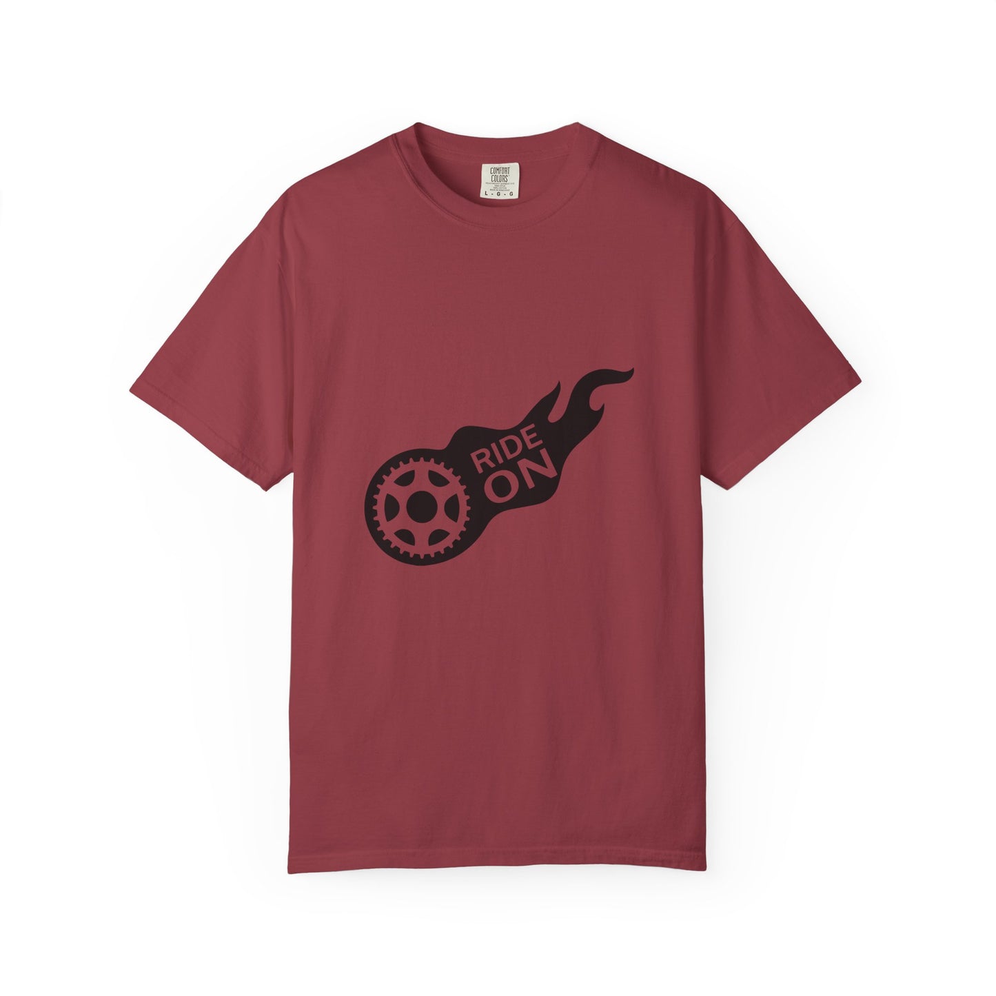 Ride On T-Shirt | Unisex Garment-Dyed Tee | Perfect for Bikers, Casual Outings, Birthdays, or Gifts | Cool Graphic Tee