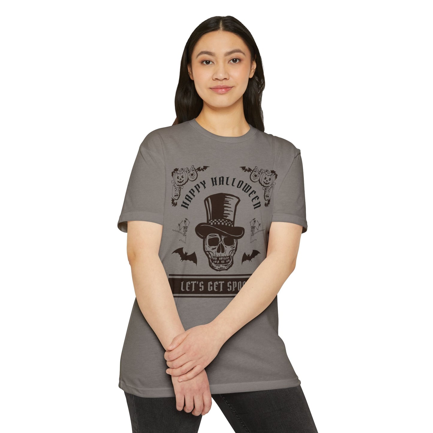 π©ππ¦ππΊπ»π·οΈβ¨ Letβs Get Spooky β Classy Halloween Skull in Top Hat Tee