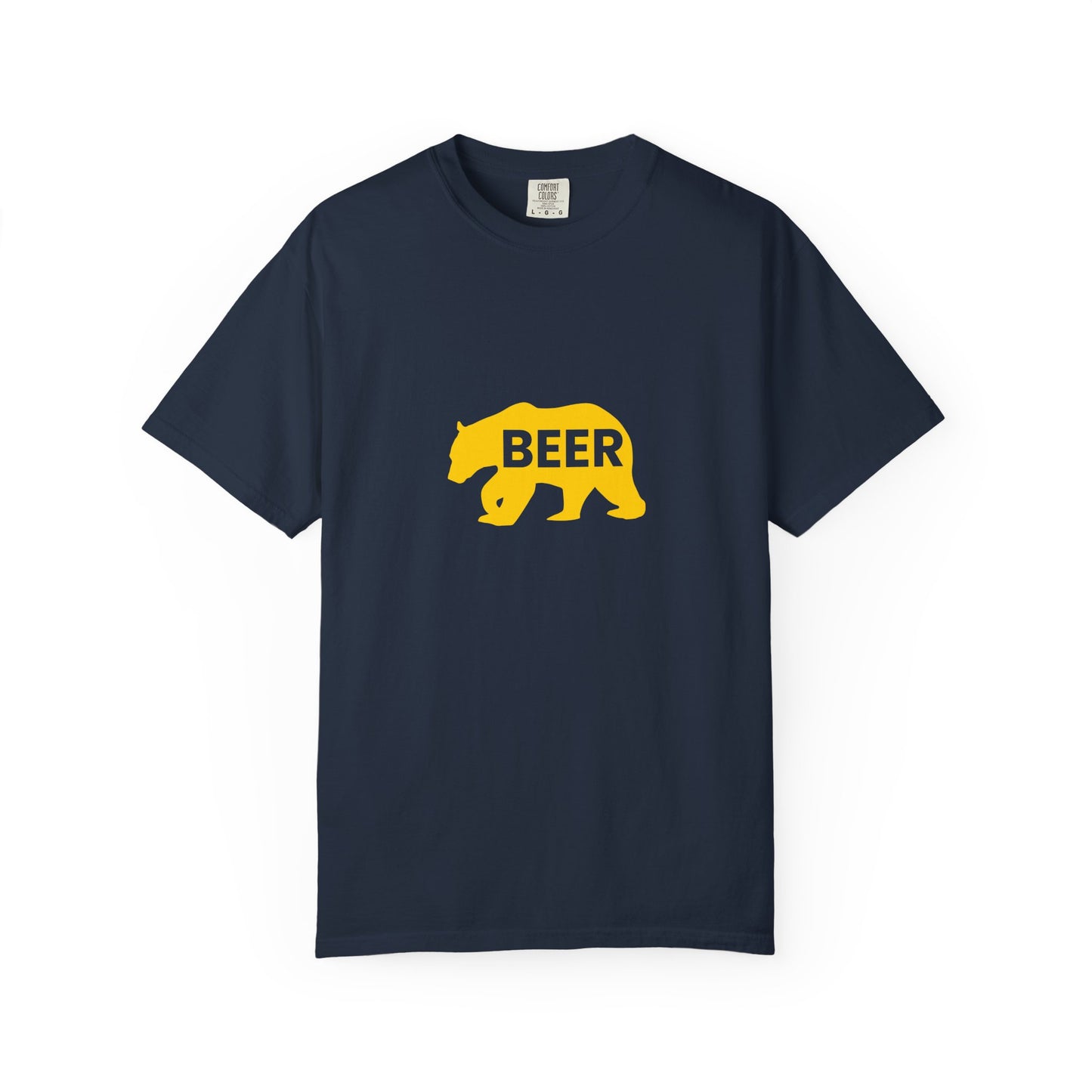 Beer Bear T-Shirt – Minimal Bold Statement