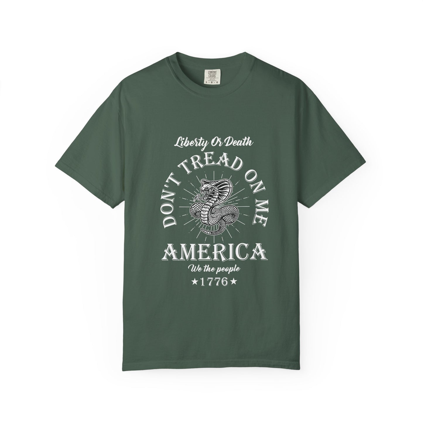 Patriotic Graphic T-Shirt, Freedom Tee, Don't Tread on Me Shirt, Casual Independence Day Apparel, Vintage Style Unisex Top