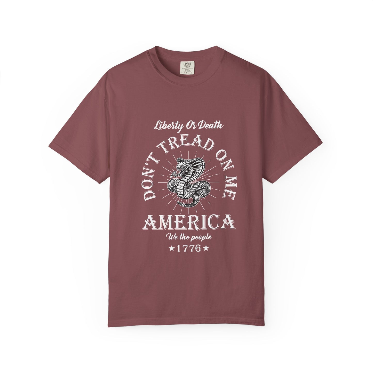 Patriotic Graphic T-Shirt, Freedom Tee, Don't Tread on Me Shirt, Casual Independence Day Apparel, Vintage Style Unisex Top