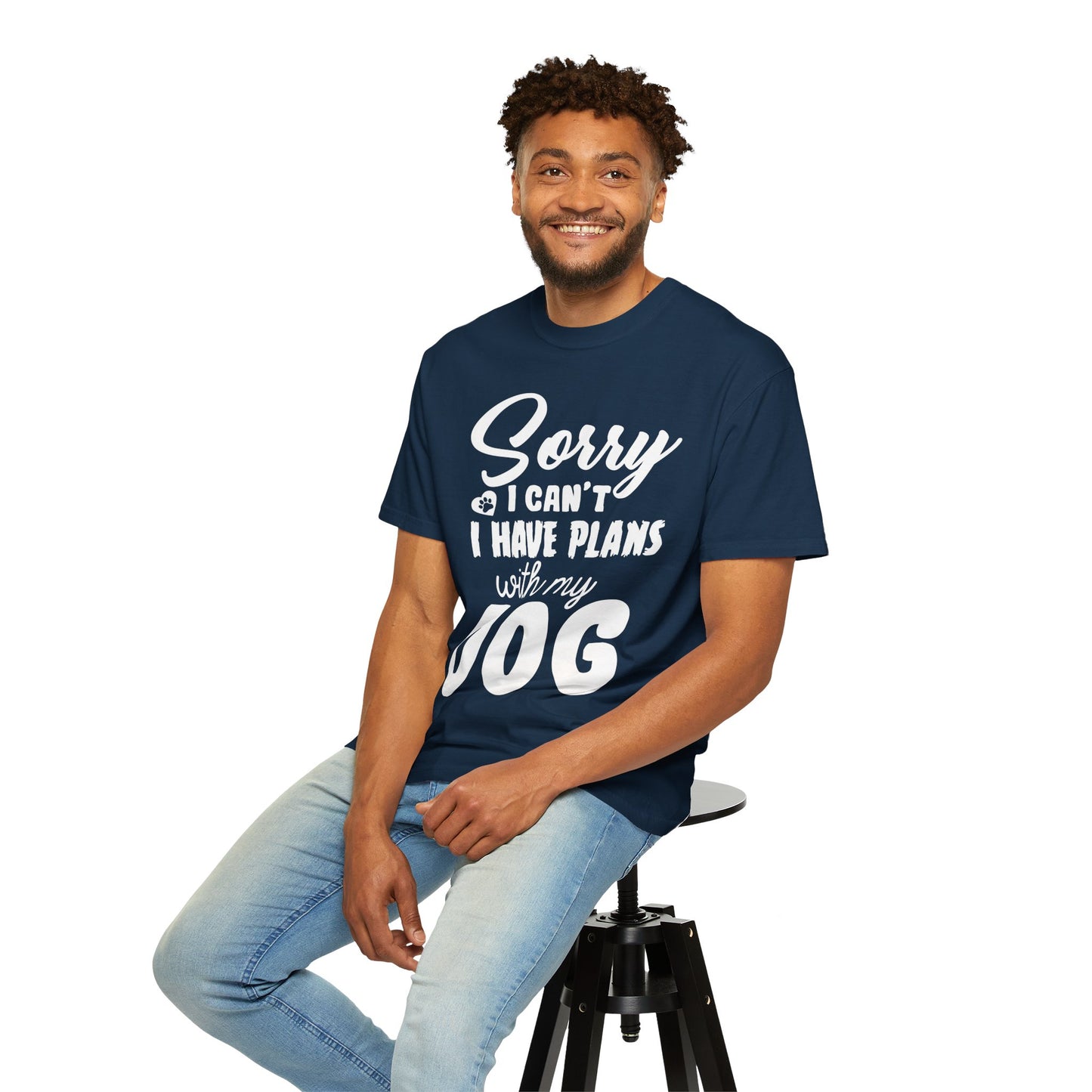 Funny Dog Dad Shirt – Sorry I Can’t I Have Plans with My Dog Tee