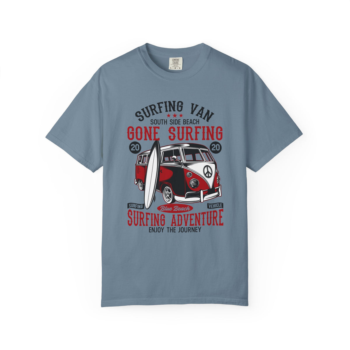 Surfing Adventure T-Shirt, Retro Surf Tee, Beach Lover Gift, Summer Apparel, Casual Everyday Wear, Unisex Surfing Shirt