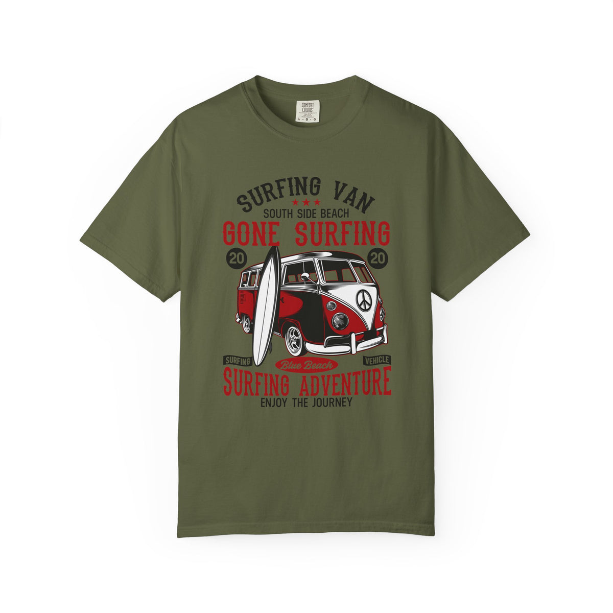 Surfing Adventure T-Shirt, Retro Surf Tee, Beach Lover Gift, Summer Apparel, Casual Everyday Wear, Unisex Surfing Shirt