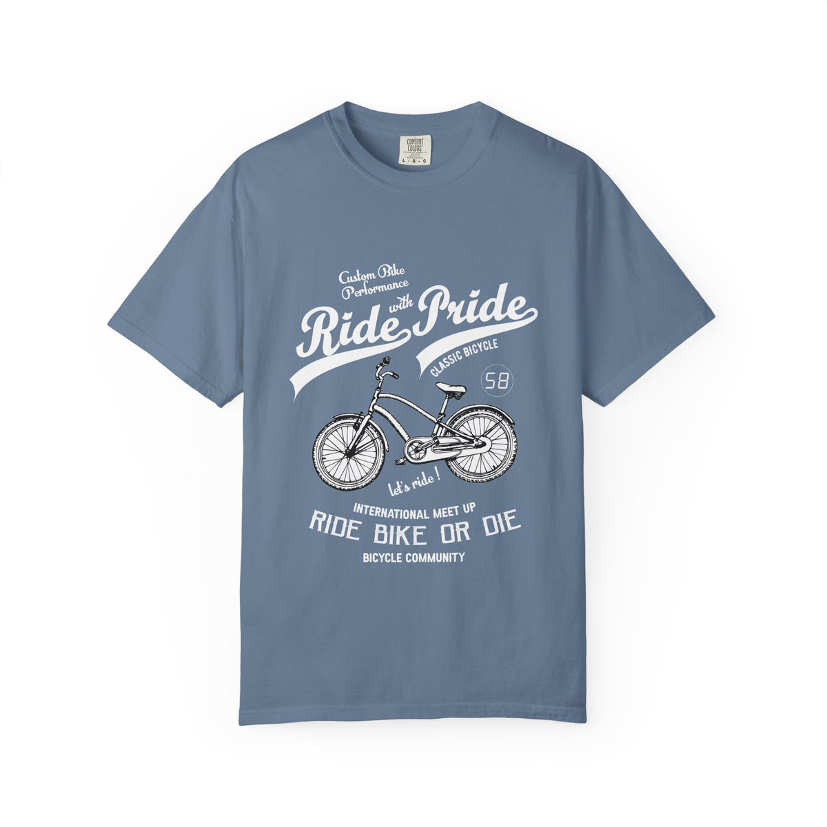 Vintage Bicycle Ride Pride T-shirt, Unisex Casual Tee, Bike Lover Gift, Cycling Club Apparel, Adventure Racer Top, Cool Graphic Shirt