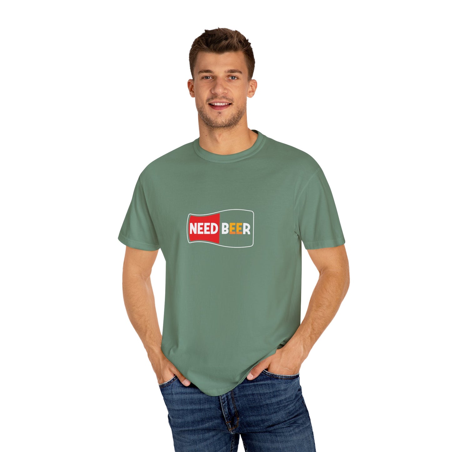 NEED BEER Graphic Tee β Bold & Thirsty Statement Shirt