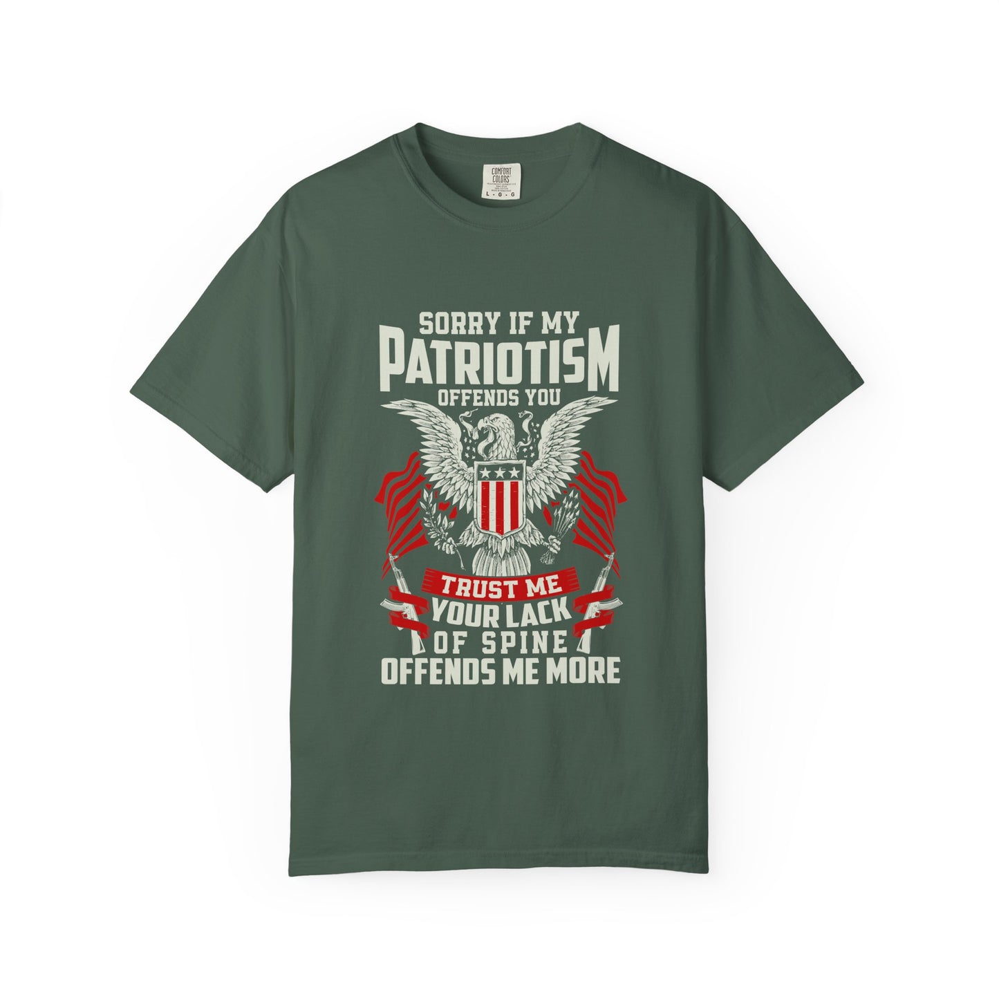 Patriotic T-Shirt for Proud Americans, Unisex Casual Tee, Gift for Veterans, Fourth of July Apparel, Statement Shirt