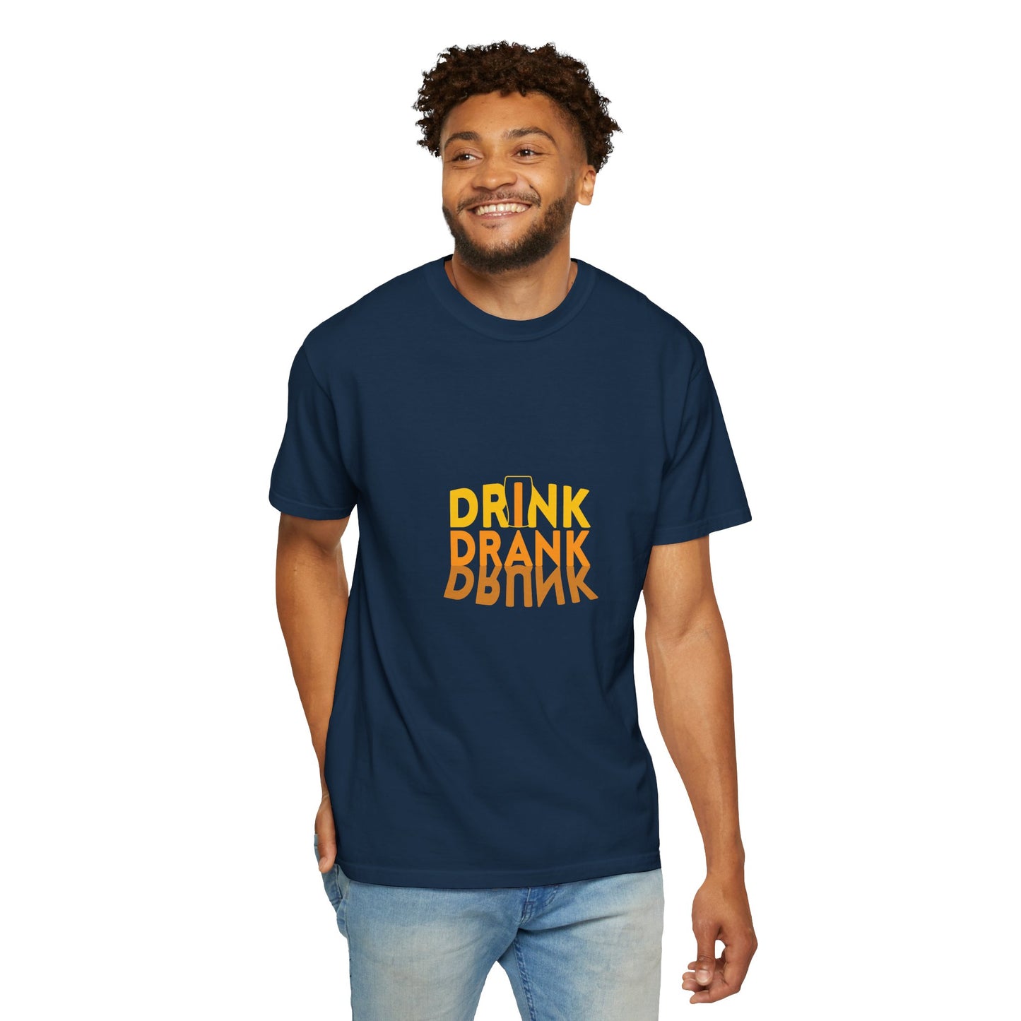 Drink Drank T-Shirt – Minimalist Beer Design