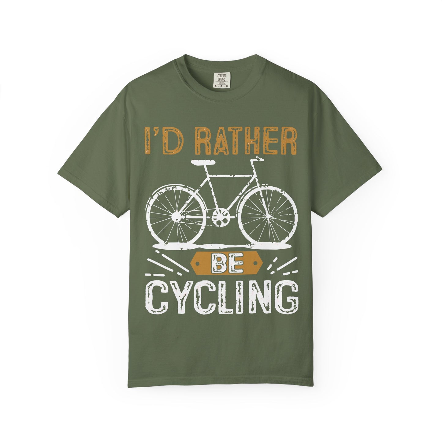 Unisex Cycling Shirt, I'd Rather Be Cycling Tee, Bicycle Lover Gift, Casual Outdoor T-Shirt, Active Lifestyle Apparel