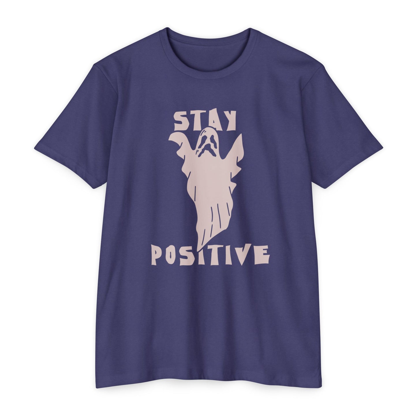 π»β¨π€ππͺ Stay Positive Ghost Shirt β Funny Halloween Ghost Tee for Optimists