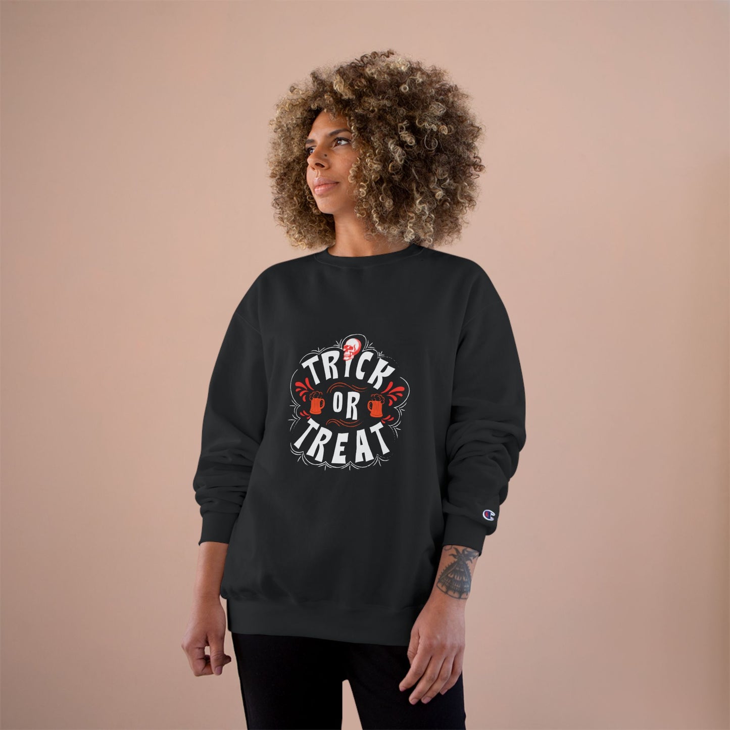 π» Long Sleeve: Trick or Treat Skull & Pints- By Champions