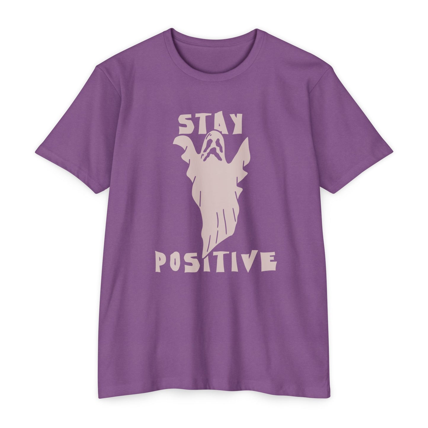 π»β¨π€ππͺ Stay Positive Ghost Shirt β Funny Halloween Ghost Tee for Optimists