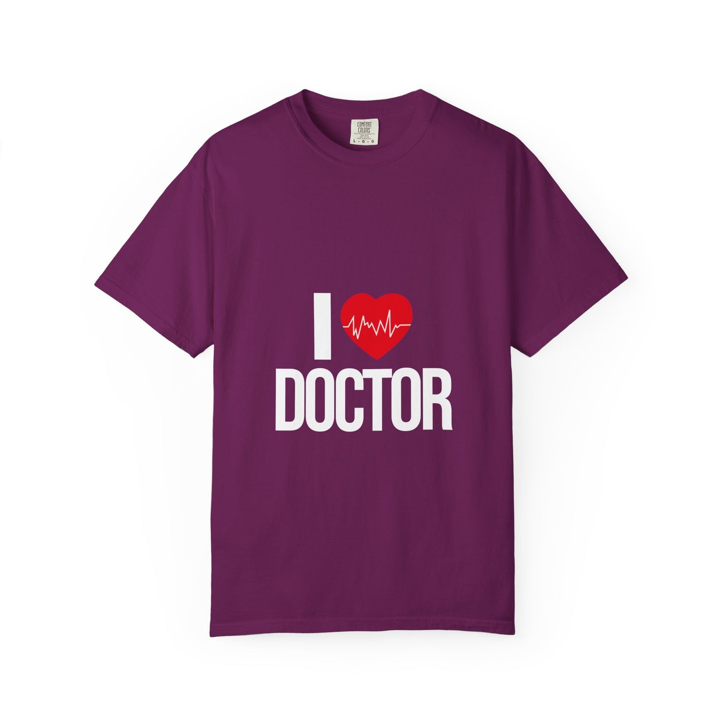 I Love Doctor T-Shirt, Unisex Cotton Tee, Cute Doctor Gift, Medical Professional Shirt, Healthcare Appreciation Top