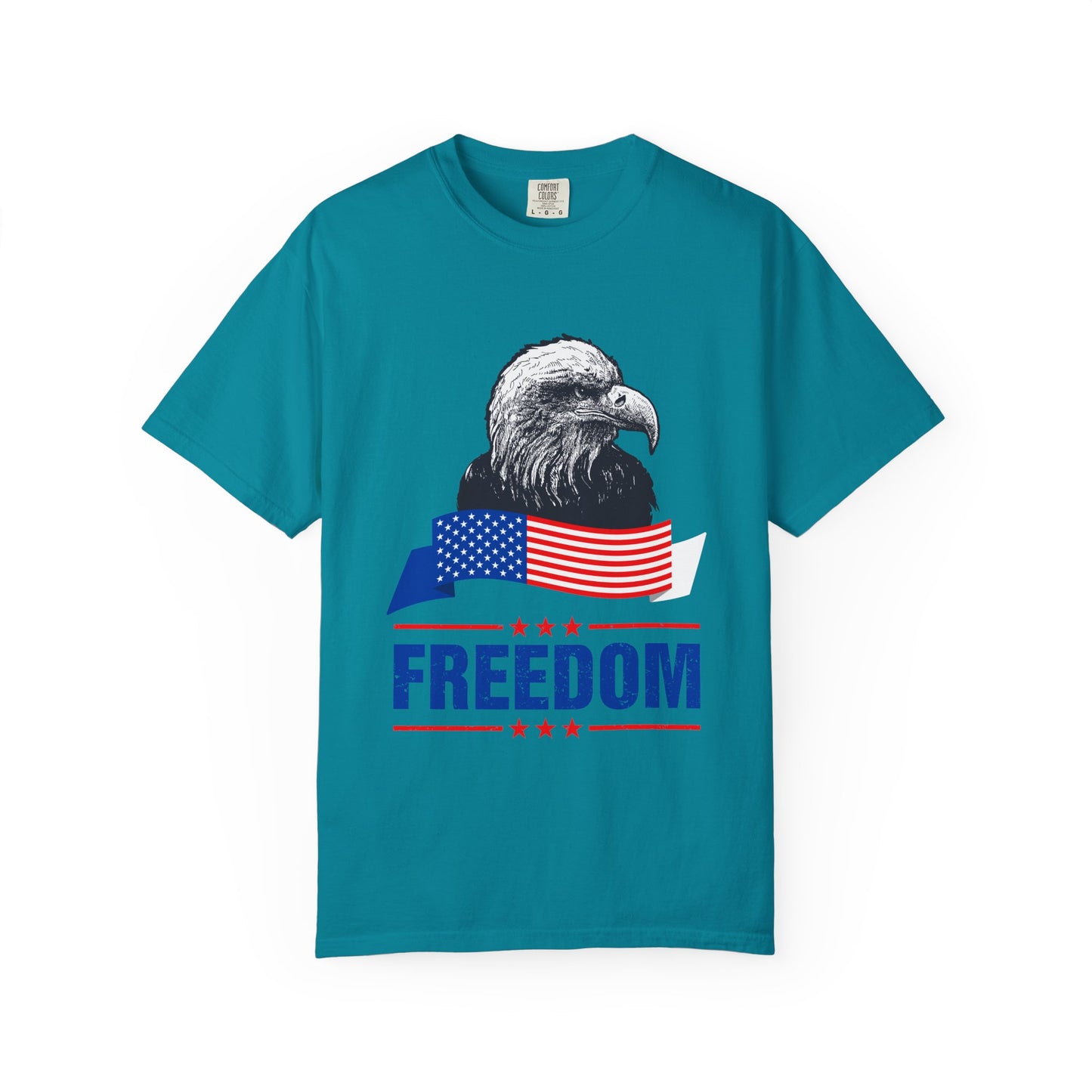 Freedom Eagle T-Shirt, Patriotic T-Shirt, Unisex Tee, Eagle Shirt, Gift for Independence Day, USA T-Shirt