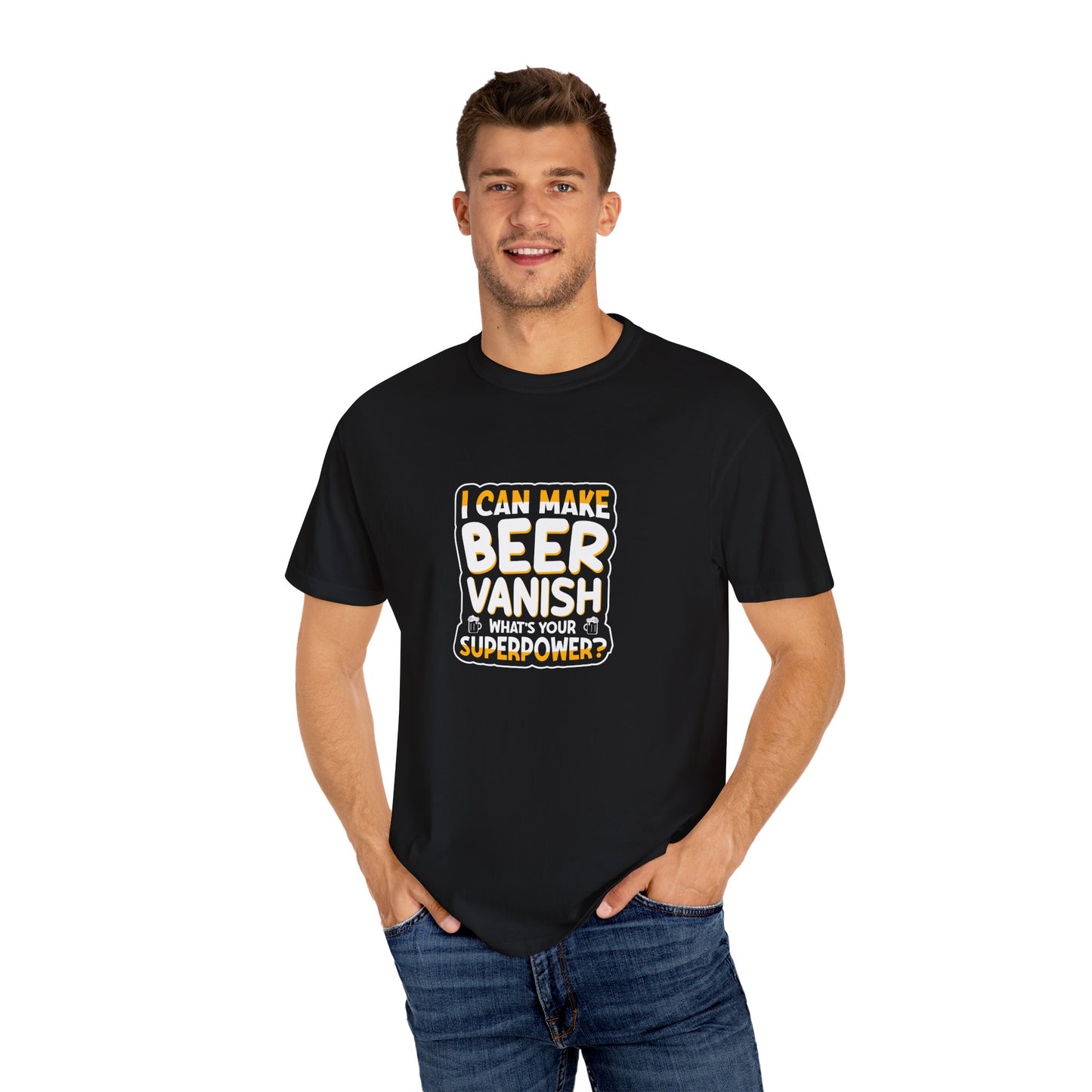 Beer Vanish Superpower T-Shirt – Funny Drinking Tee