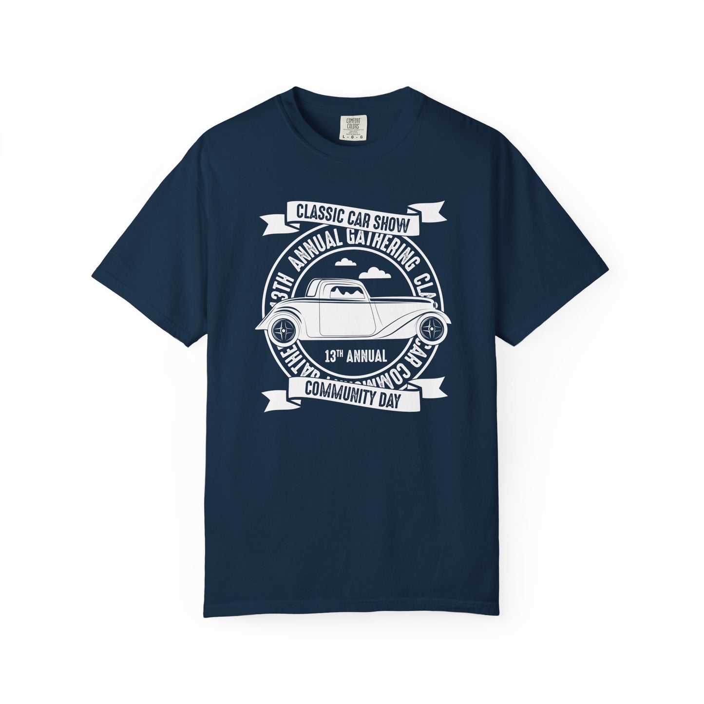 Classic Car Show T-Shirt, Vintage Auto Tee, Car Enthusiast Gift, Community Event Apparel, Father's Day Gift, Unisex Car Show Shirt
