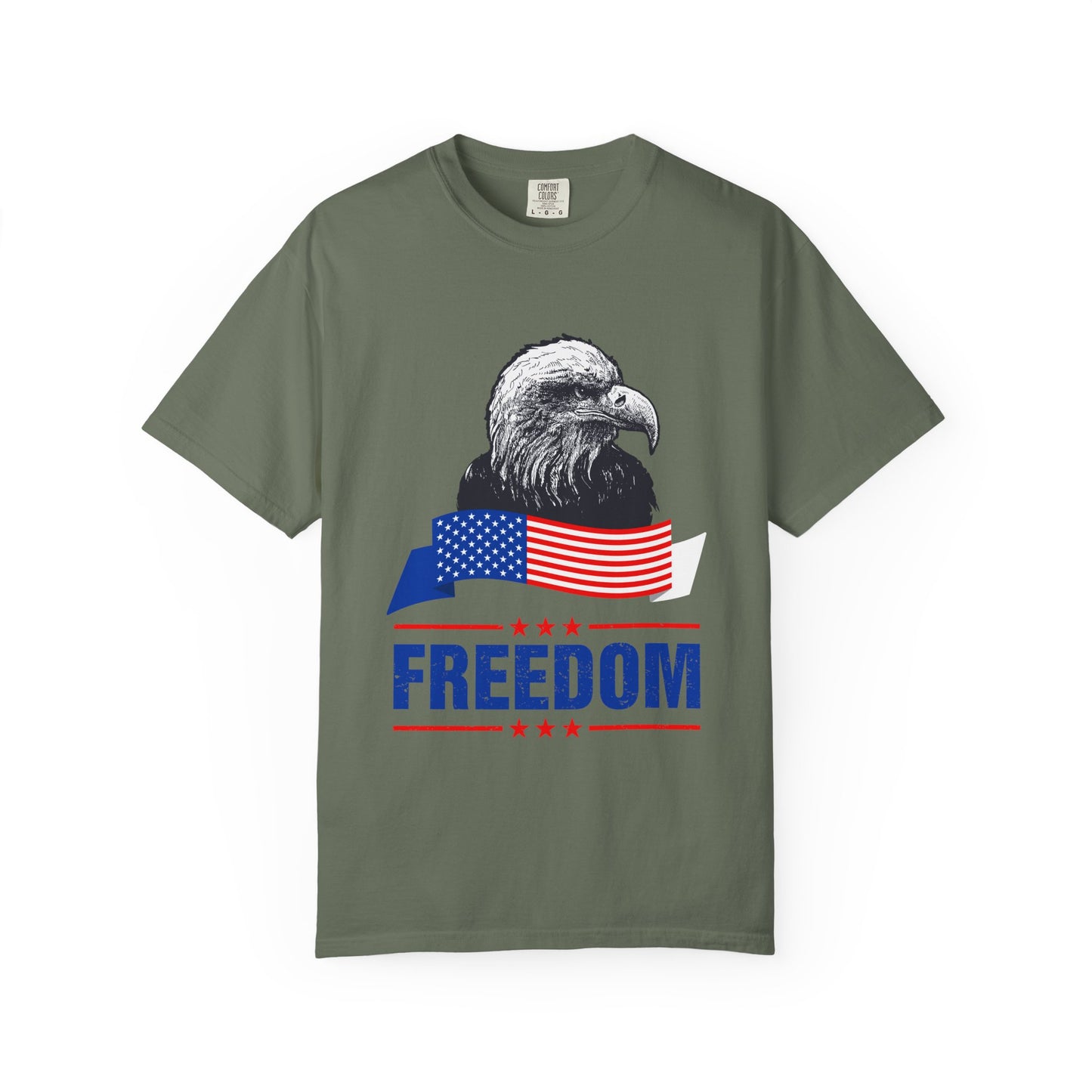 Freedom Eagle T-Shirt, Patriotic T-Shirt, Unisex Tee, Eagle Shirt, Gift for Independence Day, USA T-Shirt