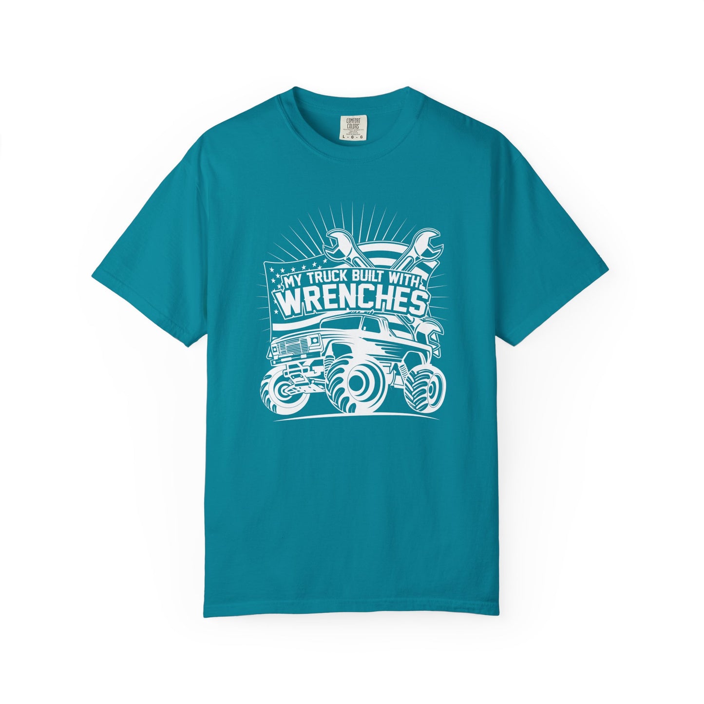 Custom Wrench Graphic T-Shirt, Truck Enthusiast Tee, Gift for Mechanics, Birthday Present, Casual Wear, Unisex Style