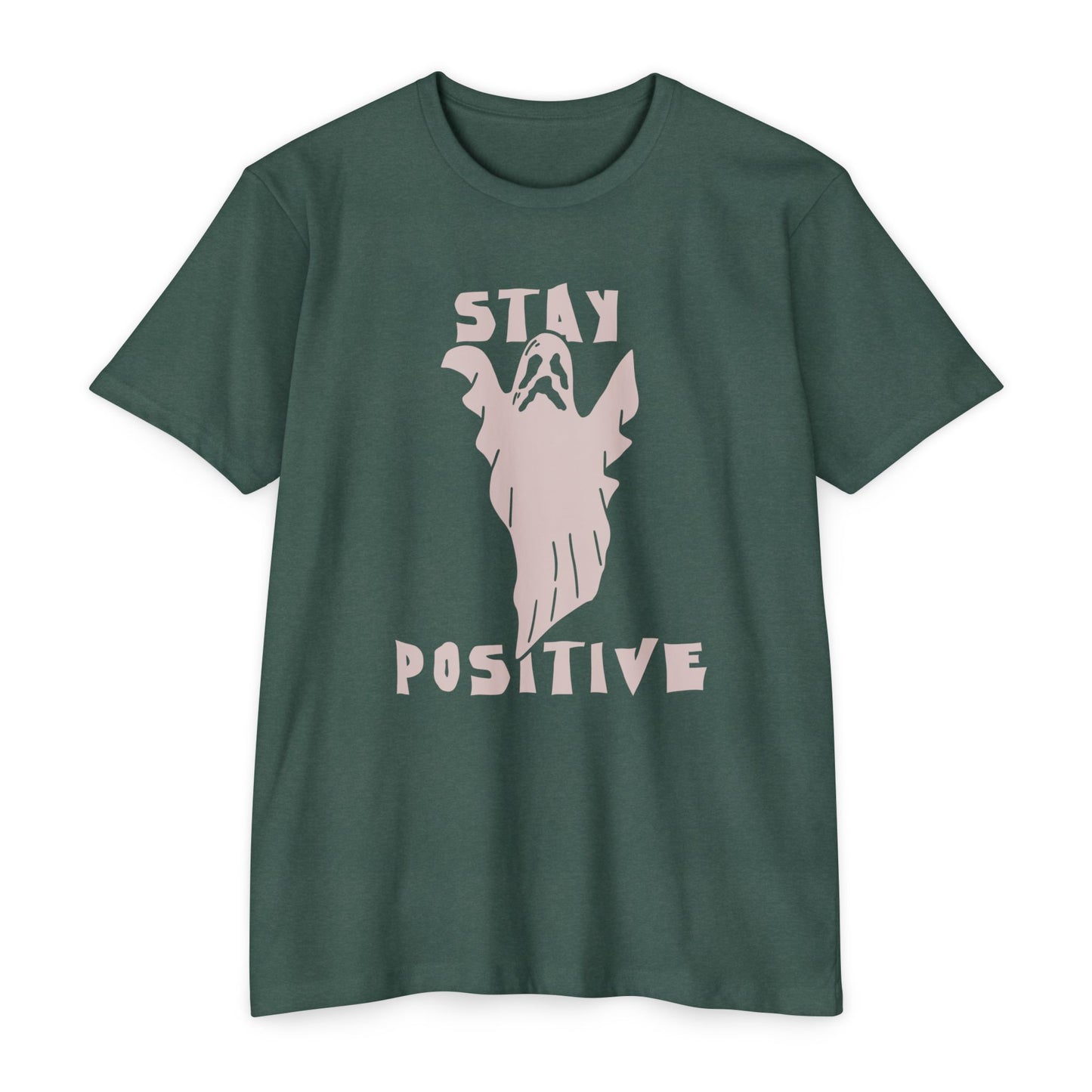 π»β¨π€ππͺ Stay Positive Ghost Shirt β Funny Halloween Ghost Tee for Optimists