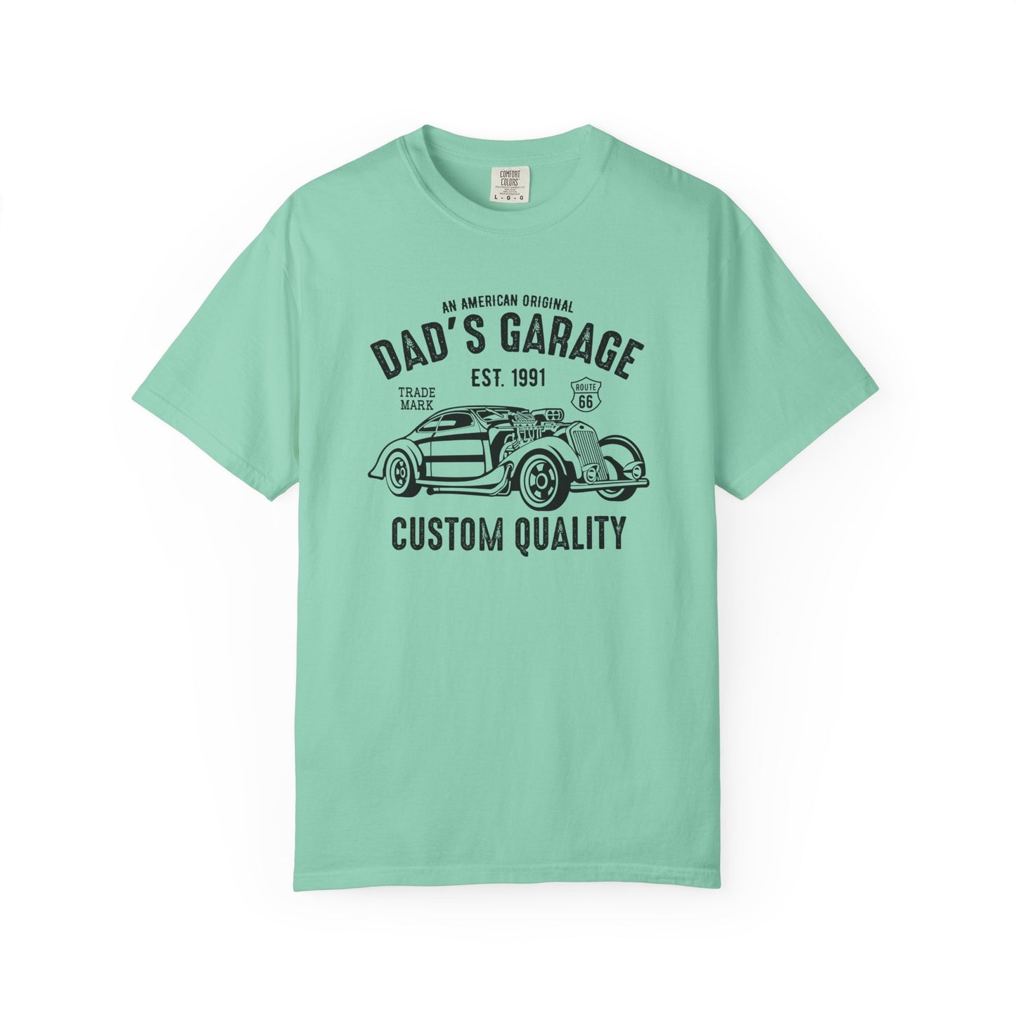 Vintage Dad's Garage T-Shirt, Gift for Car Enthusiasts, Father's Day Tee, Unisex Graphic Tee, Custom Quality Shirt, Casual Wear