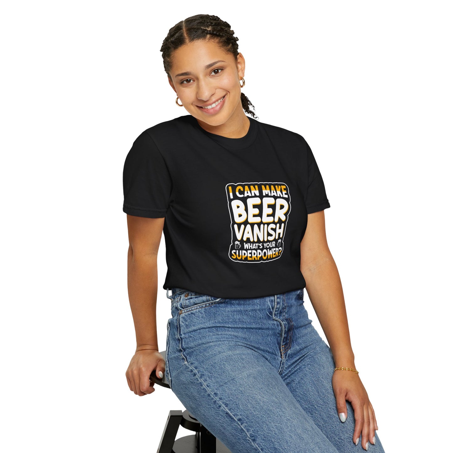 Beer Vanish Superpower T-Shirt – Funny Drinking Tee