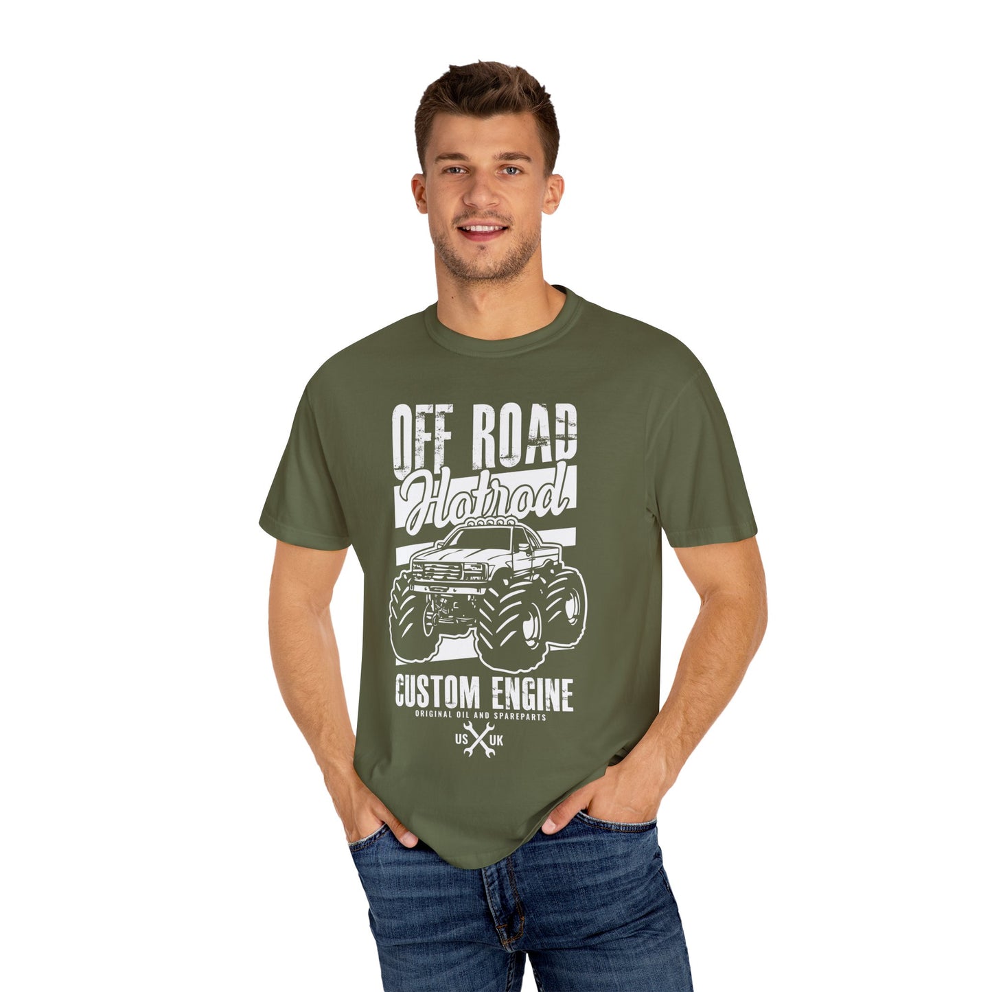 Off Road Hatrod T-Shirt, Custom Engine Tee, Gift for Car Lovers, Outdoor Adventure Shirt, Unisex T-Shirt for Enthusiasts