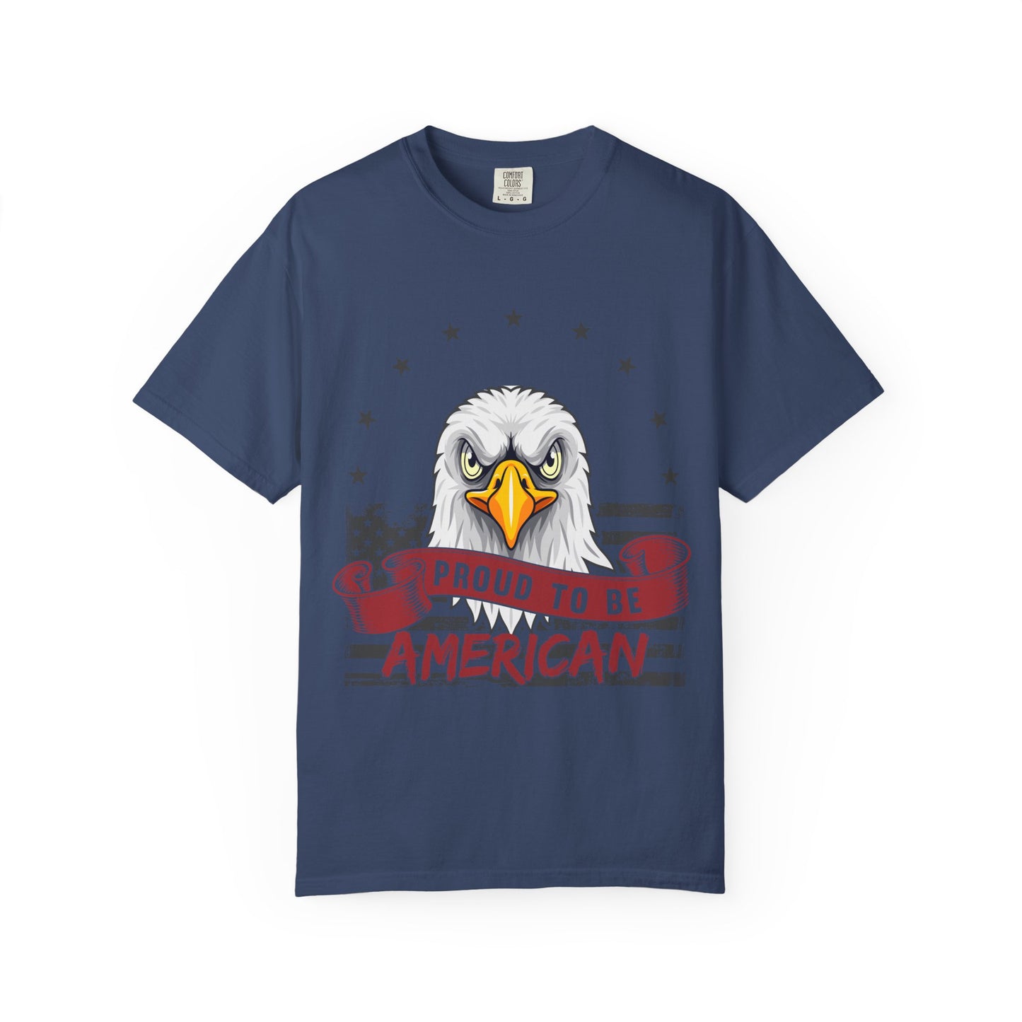 Proud to be American T-Shirt, Patriotic Tee, Unisex Casual Wear, Fourth of July Gift, Eagle Graphic Shirt, Independence Day Apparel