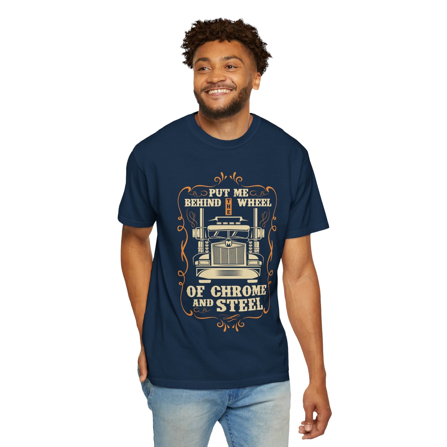 Chrome and Steel Unisex T-Shirt, Great for Car Lovers, Gift for Mechanics, Automotive Enthusiasts, Father's Day, Vintage Style Tee