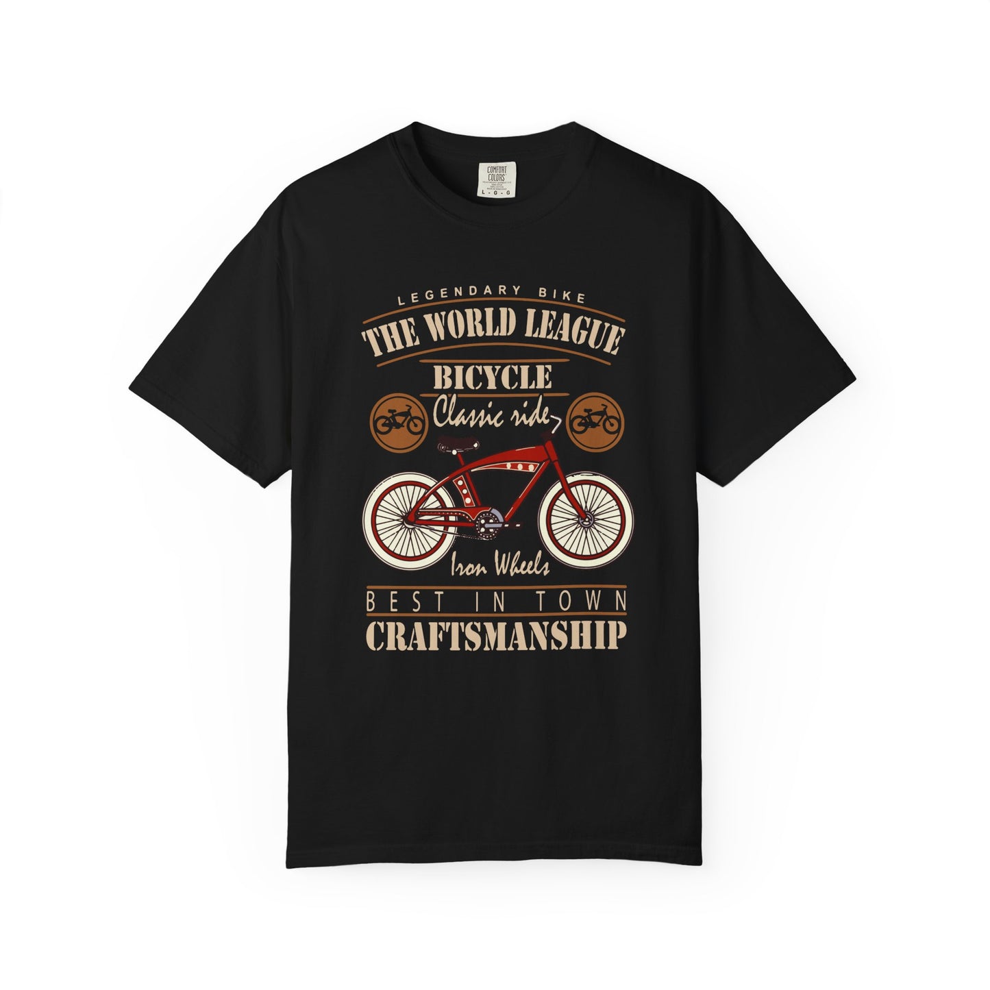 Vintage Bicycle Graphic Tee, Unisex T-shirt for Cycling Enthusiasts, Casual Wear, Gift for Bike Lovers, Retro Style Shirt