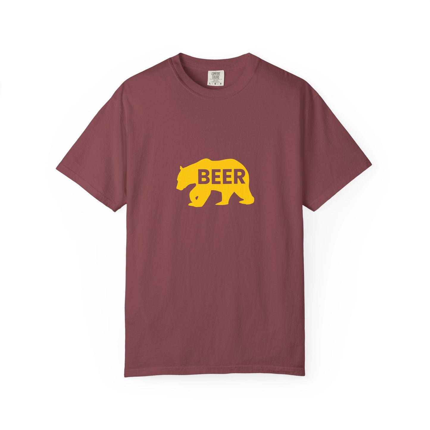 Beer Bear T-Shirt – Minimal Bold Statement