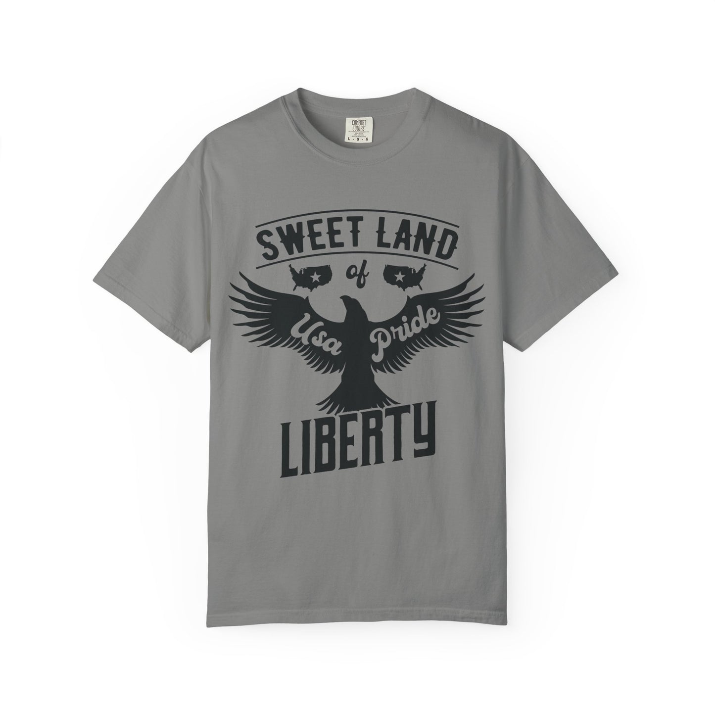 Sweet Land of Liberty Shirt – USA Pride Eagle Graphic Tee for True Patriots