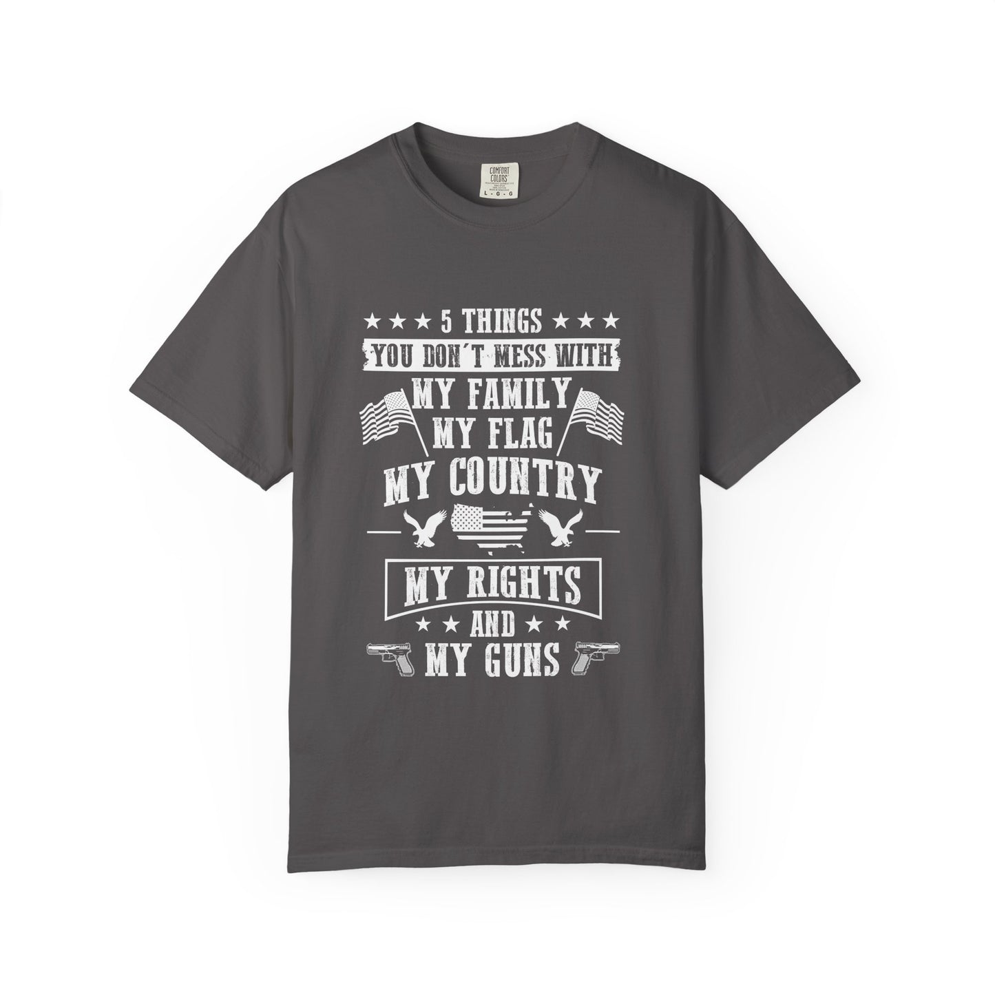 Patriotic Unisex T-Shirt, Family Rights Shirt, Gun Rights Tee, Independence Day Gift, 4th of July Apparel, American Flag Shirt
