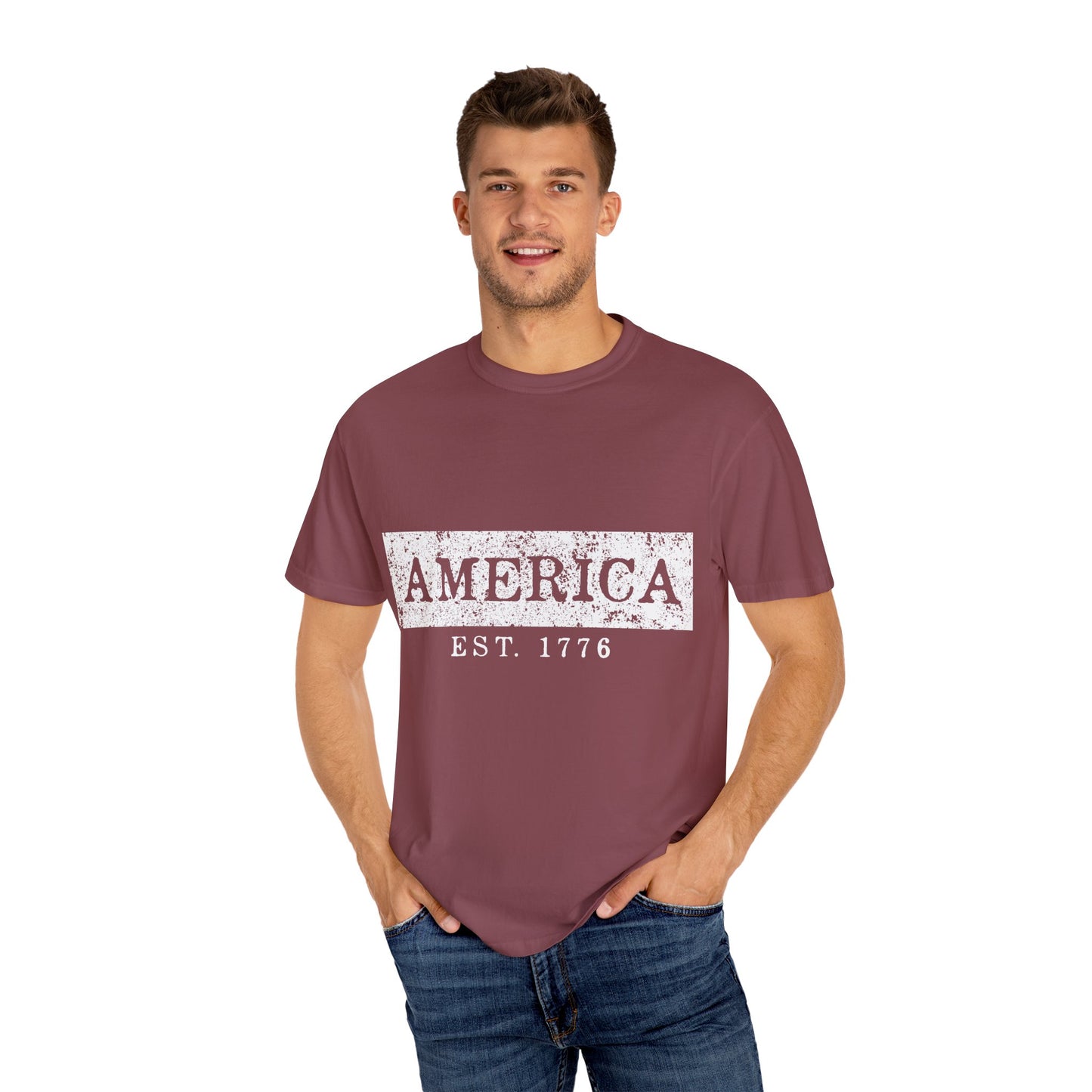 Vintage America T-Shirt - Unisex Comfort Tee, Independence Day Apparel, 4th of July Gift, Casual Wear, American Pride