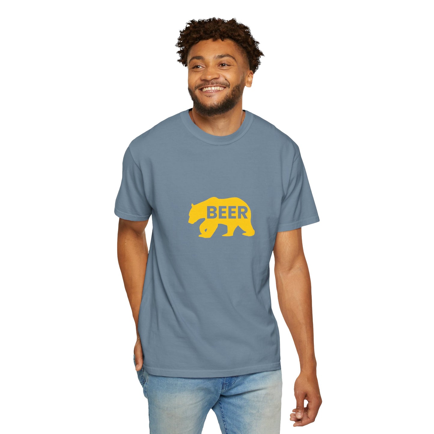 Beer Bear T-Shirt – Minimal Bold Statement