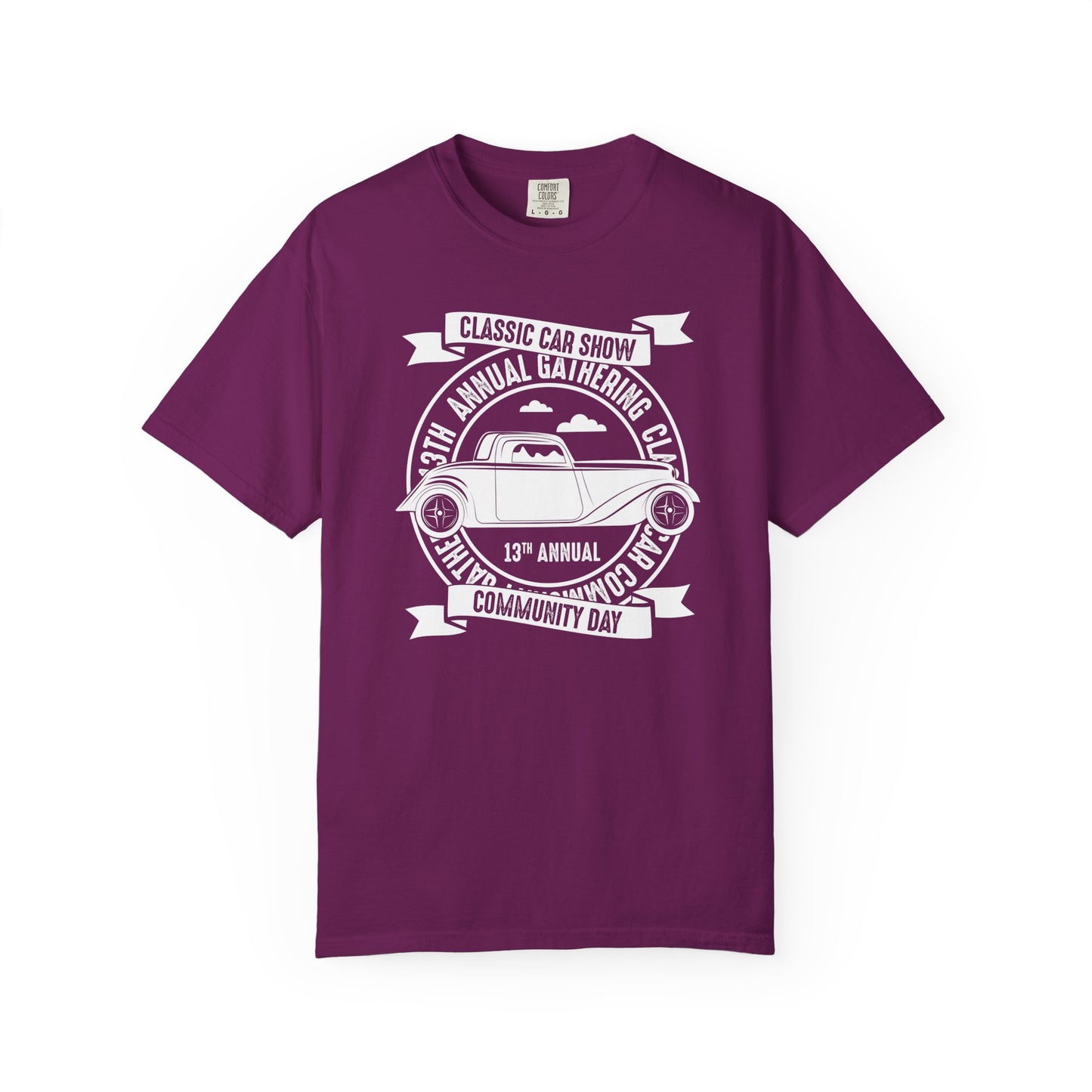 Classic Car Show T-Shirt, Vintage Auto Tee, Car Enthusiast Gift, Community Event Apparel, Father's Day Gift, Unisex Car Show Shirt