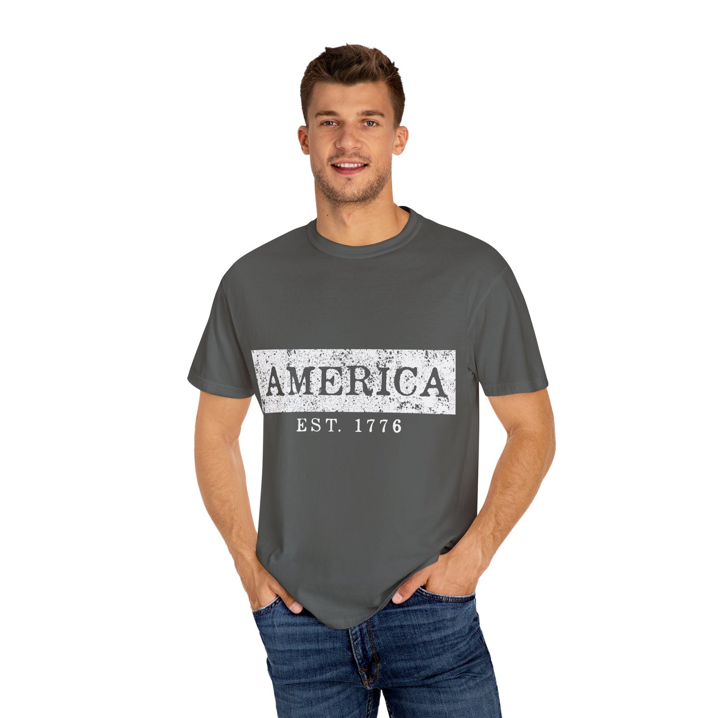 Vintage America T-Shirt - Unisex Comfort Tee, Independence Day Apparel, 4th of July Gift, Casual Wear, American Pride