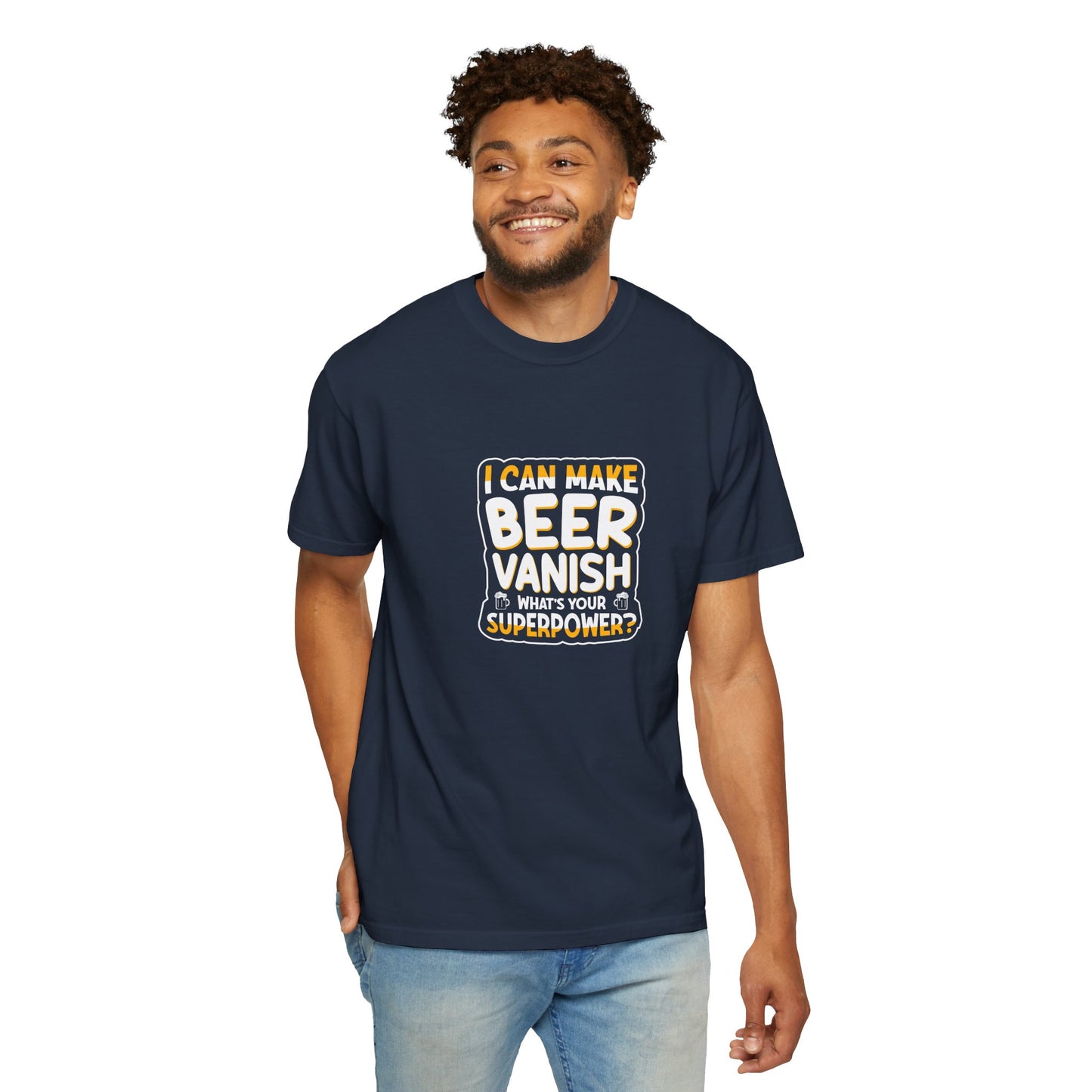 Beer Vanish Superpower T-Shirt – Funny Drinking Tee