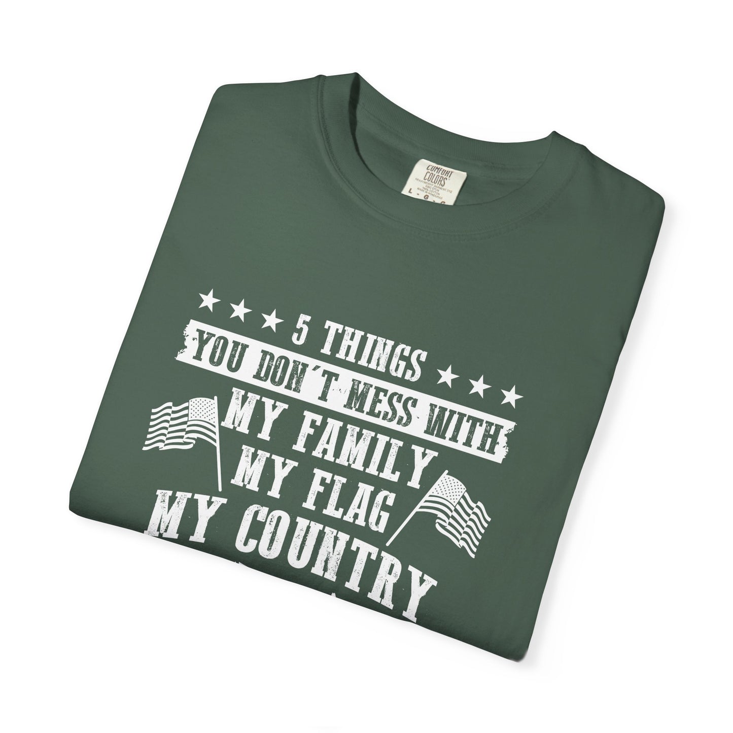 Patriotic Unisex T-Shirt, Family Rights Shirt, Gun Rights Tee, Independence Day Gift, 4th of July Apparel, American Flag Shirt