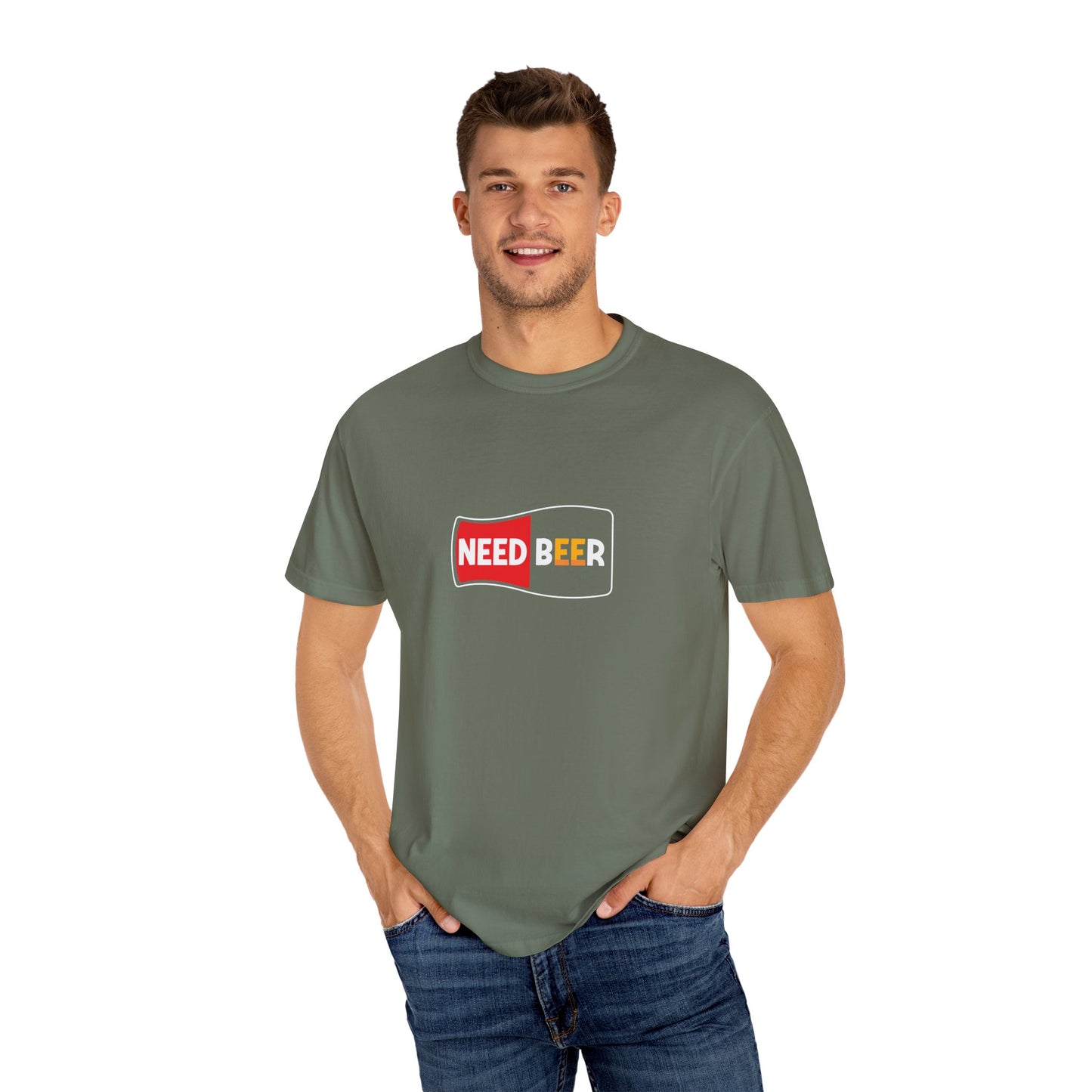 NEED BEER Graphic Tee β Bold & Thirsty Statement Shirt