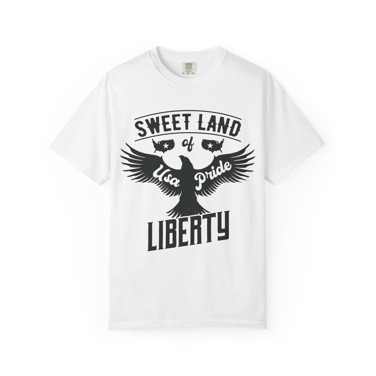 Sweet Land of Liberty Shirt – USA Pride Eagle Graphic Tee for True Patriots